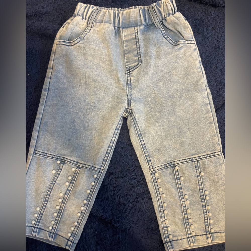 Toddler girls jeans size 100 normal wear